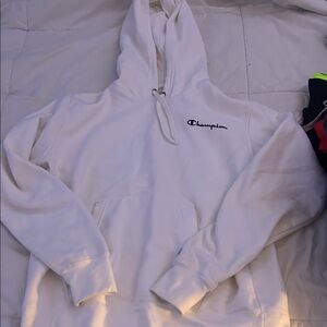 Champion Classic White Pullover Hoodie